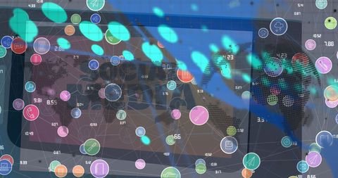 global connectivity in digital finance visualization - Download Free Stock Images Pikwizard.com