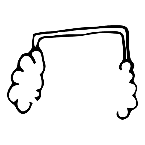 Ear muffs illustration on transparent background