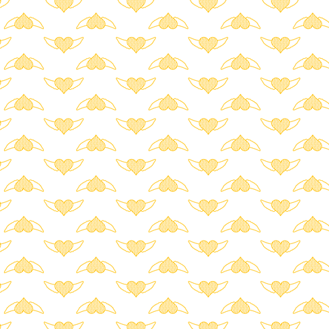 yellow hearts pattern symmetrical alignment transparent background - Download Free Stock Videos Pikwizard.com