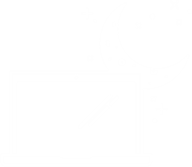 Transparent Vector Laptop and Night Sky Illustration with Stars - Download Free Stock Videos Pikwizard.com