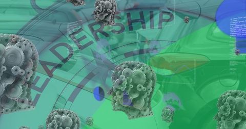 Innovative Car Technology and Leadership Concept