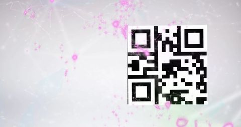 High-Tech QR Code on Digital Abstract Background - Download Free Stock Images Pikwizard.com