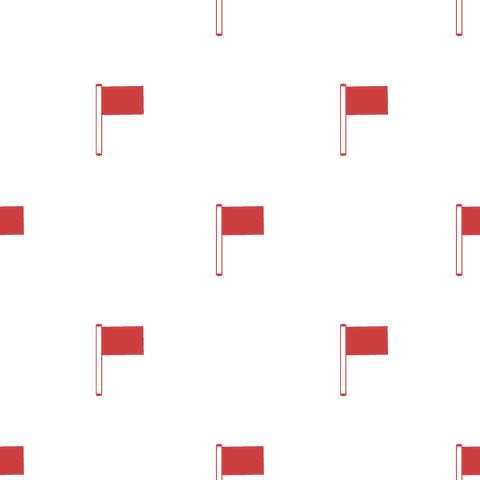 row of red flags on transparent png background - Download Free Stock Videos Pikwizard.com