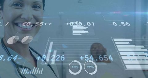 Innovative Doctor Examining Patient Using Advanced Analytical Tools