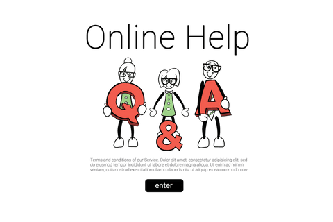 digital png illustration depicting online q&a help service transparent - Download Free Stock Videos Pikwizard.com
