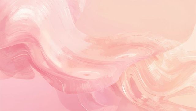 Flowing pastel swirls with translucent glossy brushstrokes for serene backgrounds