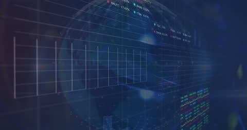 Global Network Connections with Financial Data Overlay