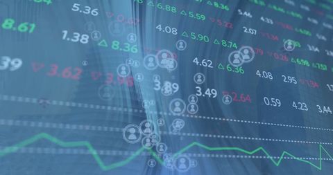 Global Communication and Market Trends in Business Analytics - Download Free Stock Images Pikwizard.com