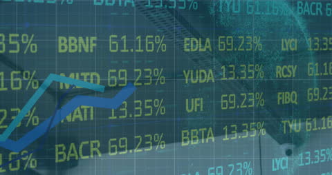 Stock Market Data Overlay and Surveillance Camera Concept