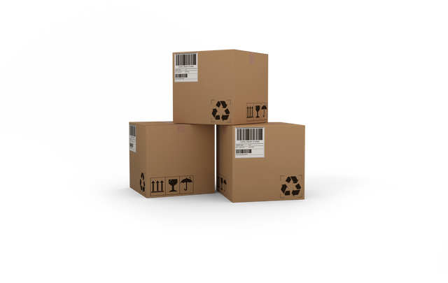 Transparent Background of Cardboard Boxes with Labels for Shipping Needs - Download Free Stock Videos Pikwizard.com