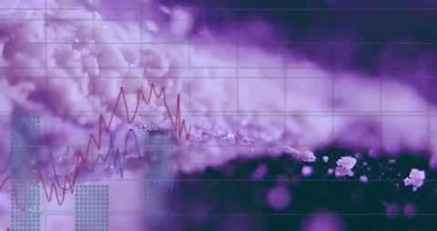 Data Visualization Animation with Line Graphs and Analytics