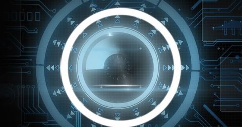 Futuristic Digital Scope Interface Vision - Download Free Stock Images Pikwizard.com