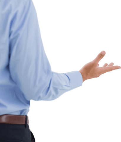 Businessman's Gesturing Hand with Transparent Background - Download Free Stock Videos Pikwizard.com