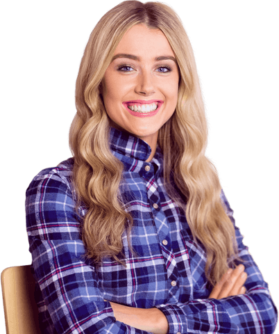 Transparent Smile of Confident Office Professional