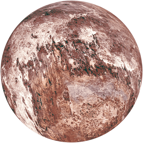 Transparent Illustration of a Mystical Brown Planet - Download Free Stock Videos Pikwizard.com
