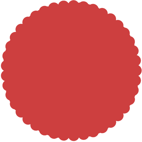transparent floral red circle with scalloped edge for copy space - Download Free Stock Videos Pikwizard.com