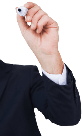 arm of businessman writing with transparent background - Download Free Stock Videos Pikwizard.com