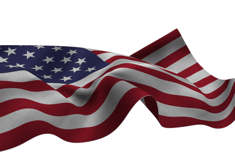 transparent american flag waving with stars and stripes - Download Free Stock Videos Pikwizard.com