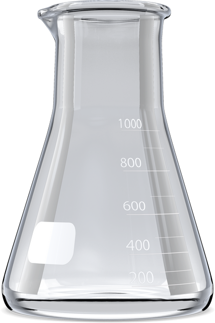 Transparent Laboratory Beaker with Measured Volume and Pouring Spout - Download Free Stock Videos Pikwizard.com