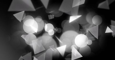 Abstract Geometric Lights with Moving Triangles - Download Free Stock Images Pikwizard.com
