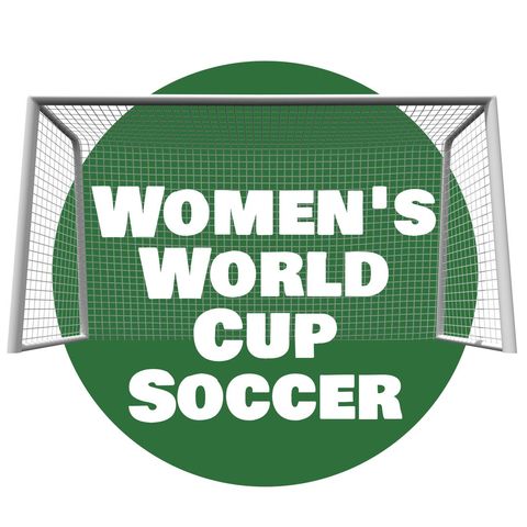 Women's world cup soccer goal design around exciting event promotion