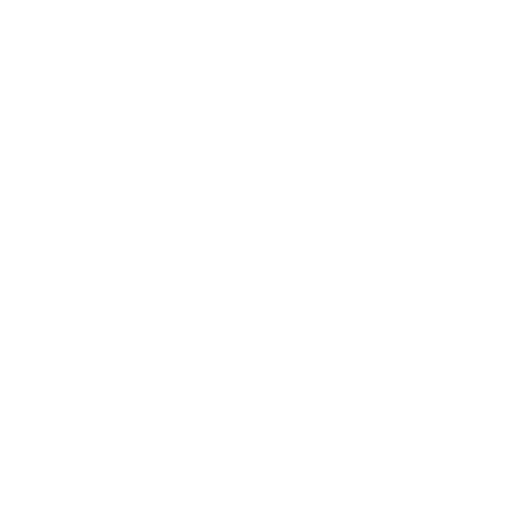 Cute white hearts pattern on transparent background