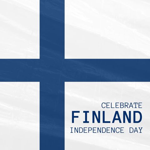 Patriotic Finland Independence Day Celebration Poster