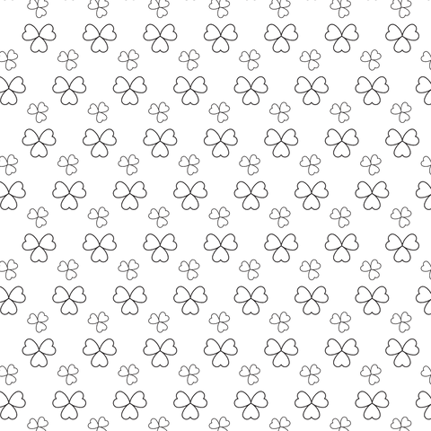 Seamless Black Clover Pattern on Transparent Background - Download Free Stock Videos Pikwizard.com