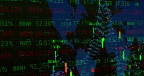 Global Financial Markets and Data Connection Concept