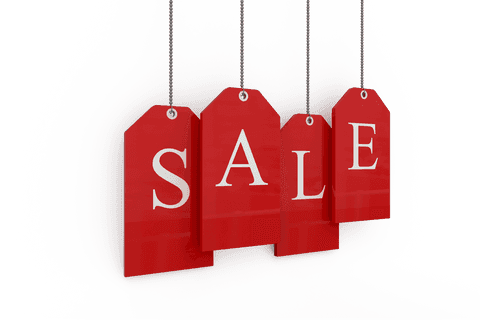 Red Sale Tags on Transparent Background for Retail Promotions - Download Free Stock Videos Pikwizard.com
