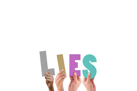 Hands Holding Colorful Transparent Word 'LIES' - Download Free Stock Videos Pikwizard.com
