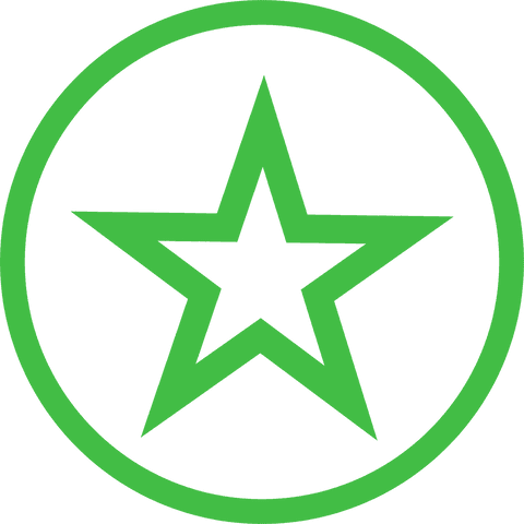 Green Circular Star Icon on Transparent Background - Download Free Stock Videos Pikwizard.com