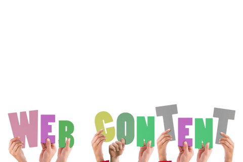 transparent hands holding colorful web content letters - Download Free Stock Videos Pikwizard.com