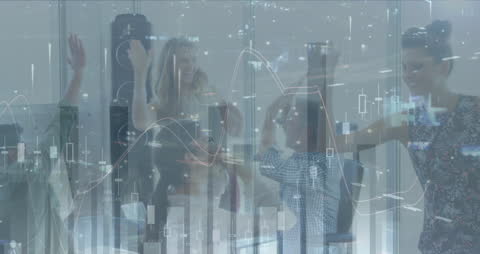 Collaborative Teamwork Amid High-Tech Financial Data