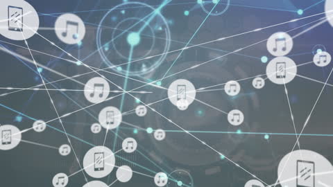 Connected Musical Icons over Digital Network System