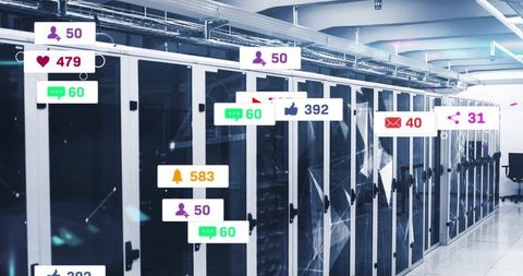 Floating Social Media Metrics in Modern Data Center