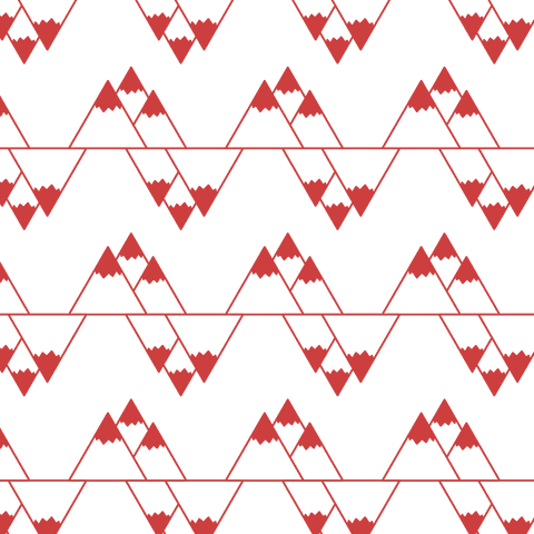 Seamless Red Mountain Pattern on Transparent Background Vector - Download Free Stock Videos Pikwizard.com