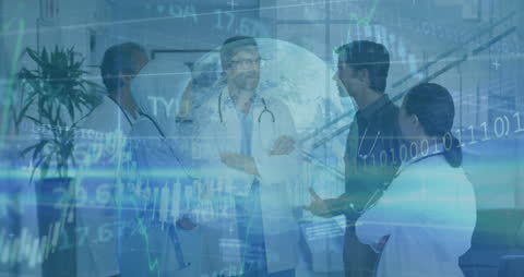 Healthcare Professionals Discussing Global Data Concepts