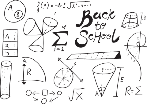transparent back to school math doodle vector - Download Free Stock Videos Pikwizard.com
