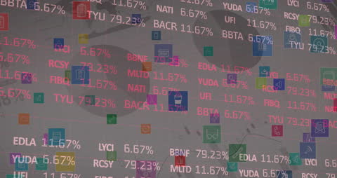 Digital Data Visualization with Statistics Overlay