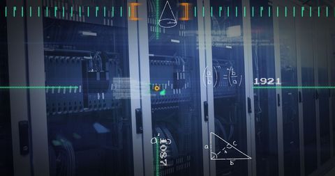 Futuristic Data Processing Technology with Digital Graphics - Download Free Stock Images Pikwizard.com