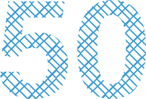 celebratory blue 50 number on transparent background - Download Free Stock Videos Pikwizard.com