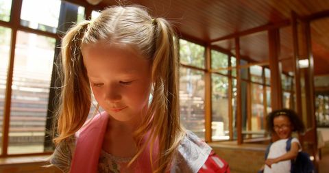 Young Girl Feels Sad Being Bullied at School - Download Free Stock Images Pikwizard.com