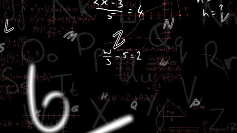 Animated Mathematical Equations and Network Concepts