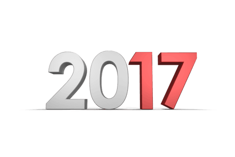 2017 Text Isolated Vector Illustration on Transparent Background - Download Free Stock Videos Pikwizard.com