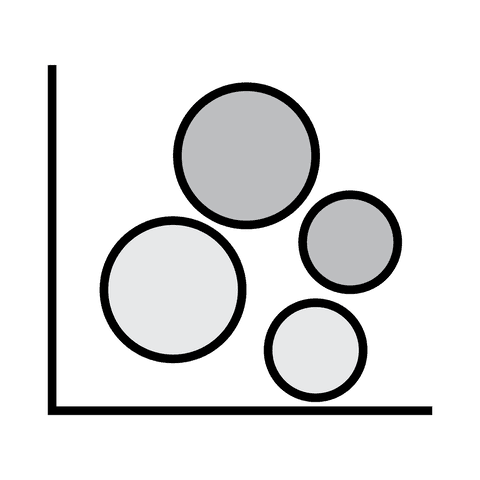 Vector Transparent Bubble Chart on Black Background - Download Free Stock Videos Pikwizard.com
