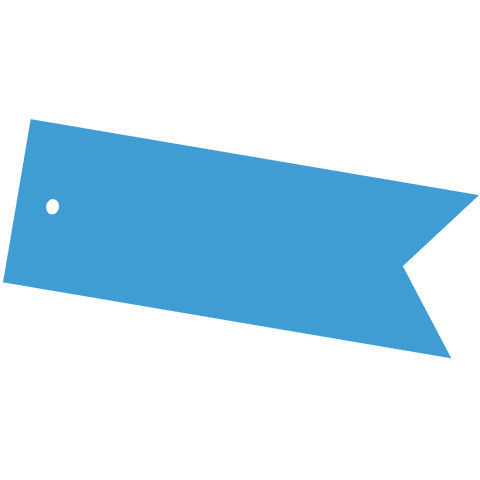 Blue Transparent Gift Tag on Isolated Background - Download Free Stock Videos Pikwizard.com