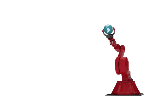 transparent background robotic hand holding globe - Download Free Stock Videos Pikwizard.com