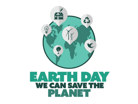 earth day globe illustration with environmental icons - Download Free Stock Videos Pikwizard.com