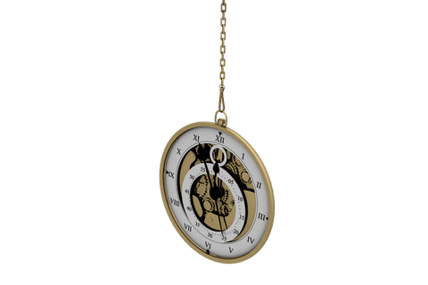 retro golden pocket watch on transparent background illustration - Download Free Stock Videos Pikwizard.com